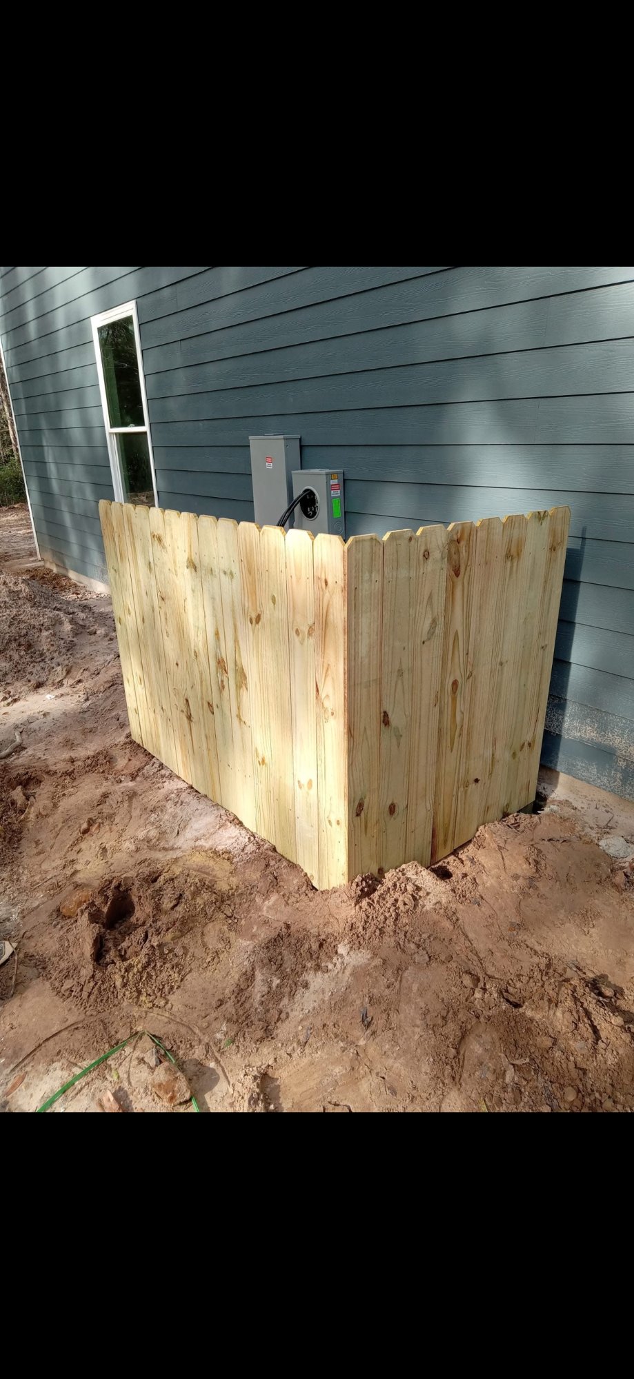 Corner Privacy Enclosure