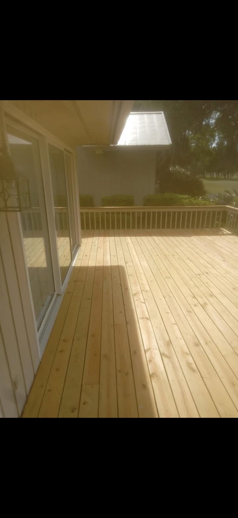 Deck with Railing